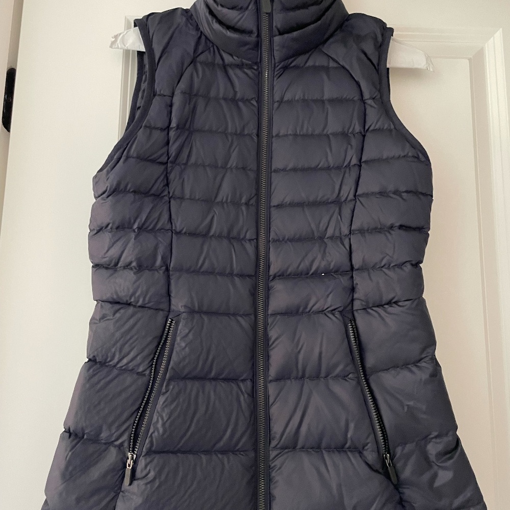 Lululemon puffer vest, Dark Purple, size 4